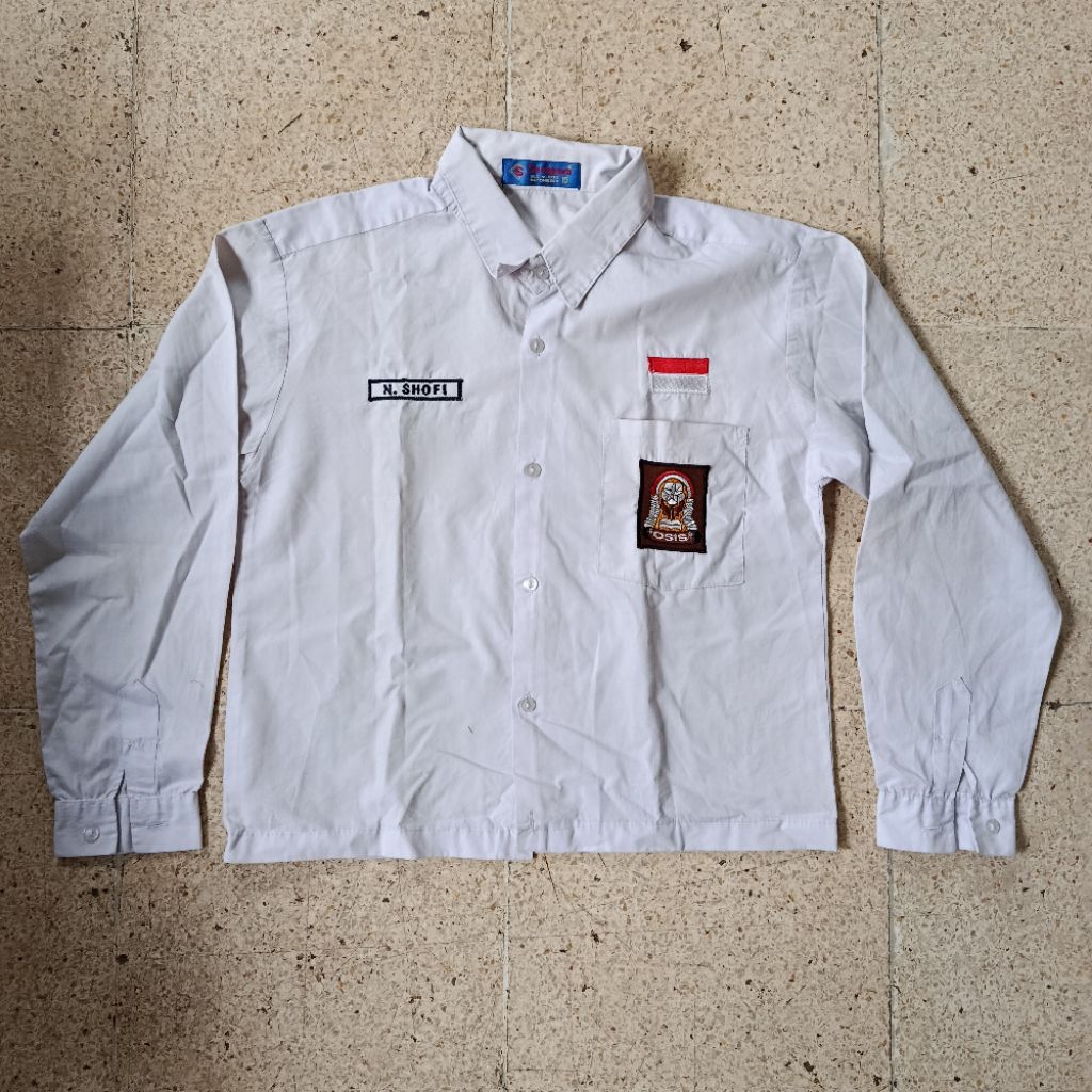 PL baju SMA crop merk seragam / meow 1