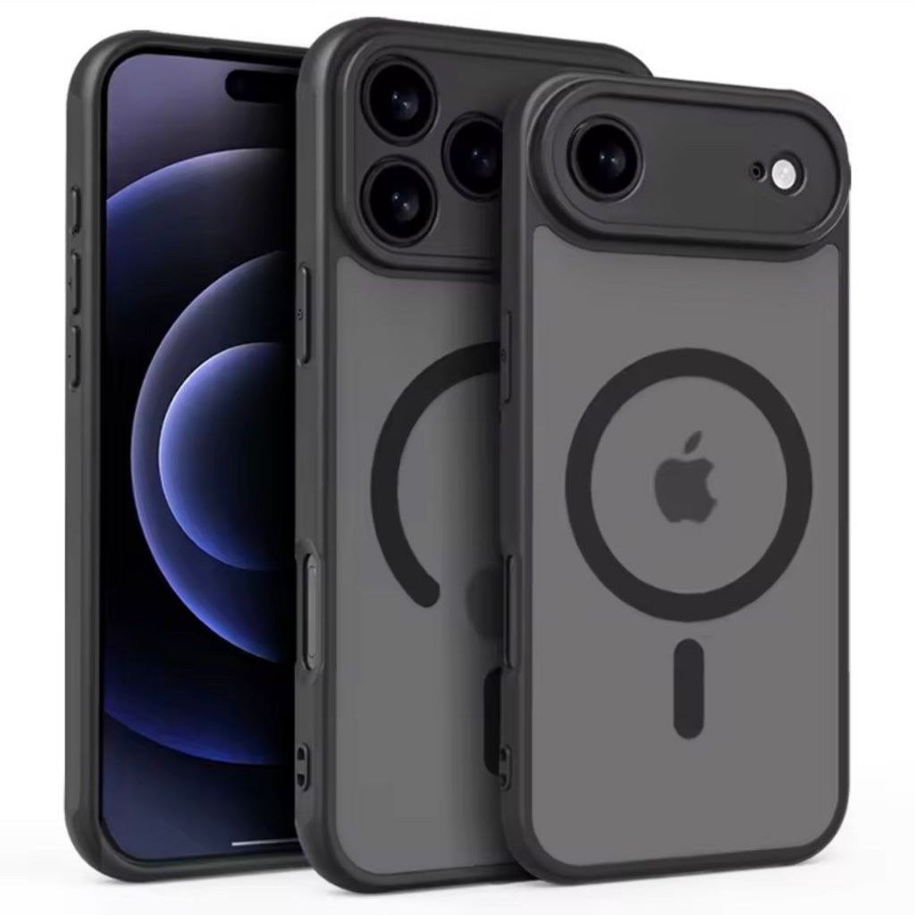 CASE IPHONE 17 AIR PRO MAX HARDCASE ANTI YELLOW DOVE MAGSAFE HYBRID BLACK MATTE CLEAR MAGNETIC