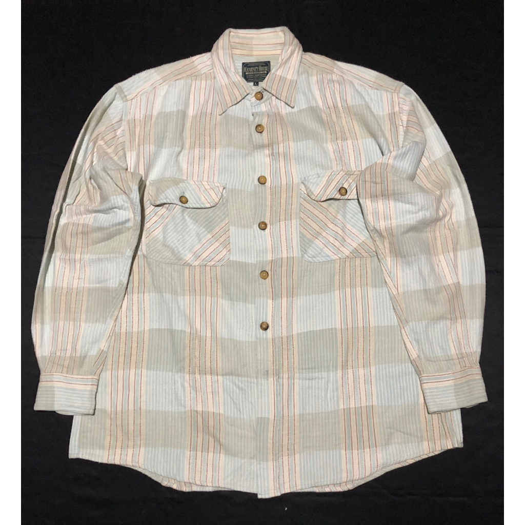 KEMEJA KEARNY HOUSE DOUBLE POCKET FLANEL VINTAGE SECOND ORIGINAL
