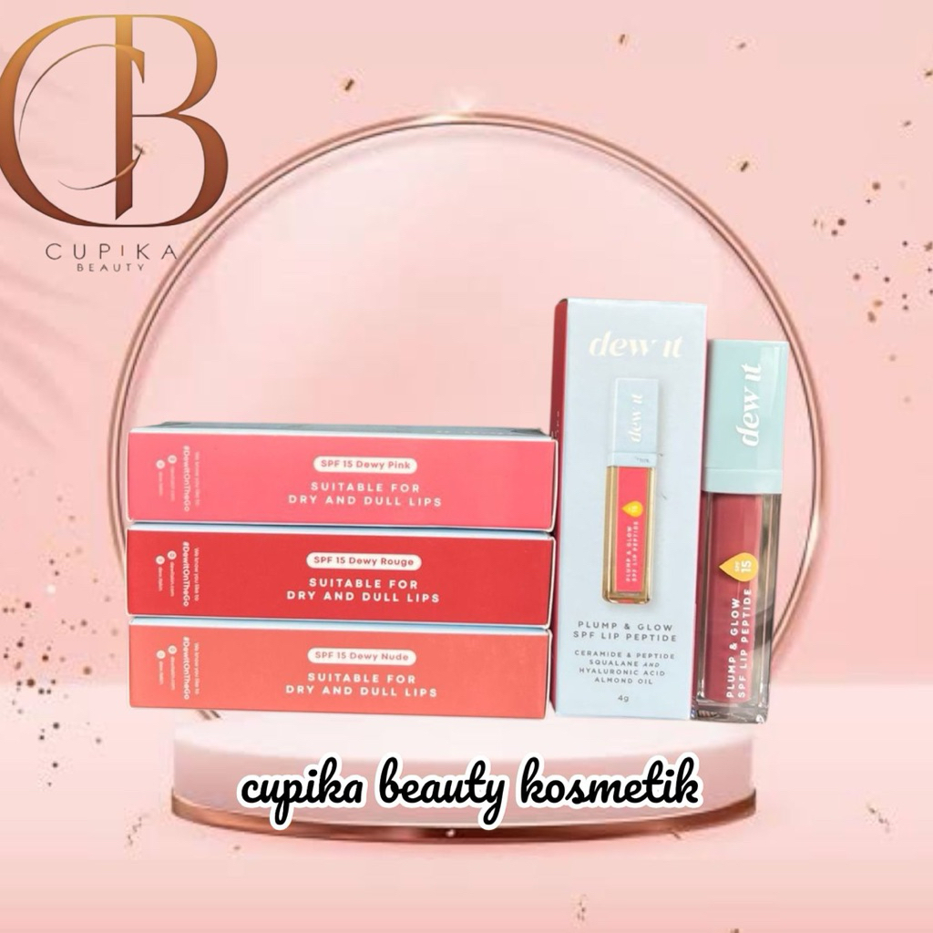 ko.az} DEW IT PLUMP AND GLOW SPF LIP PEPTIDE 4 gr - ceramide peptide squalane