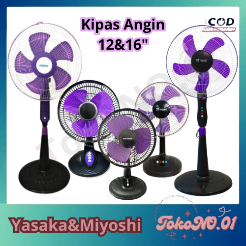 Kipas Angin Berdiri 16/12inc /Kipas Angin Duduk, Kipas Angin Berdiri, Kipas Angin YASAKA/MIYOSHI