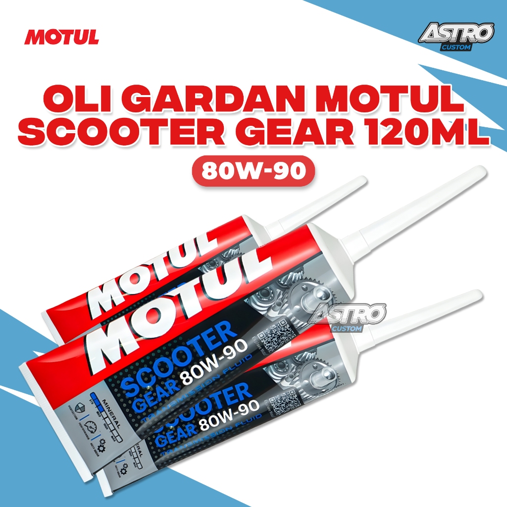 Motul Oli Motor SCOOTER Gear 80W-90 Transmission Fluid Oli Gardan Vario PCX ADV Beat Scoopy Nmax Mio