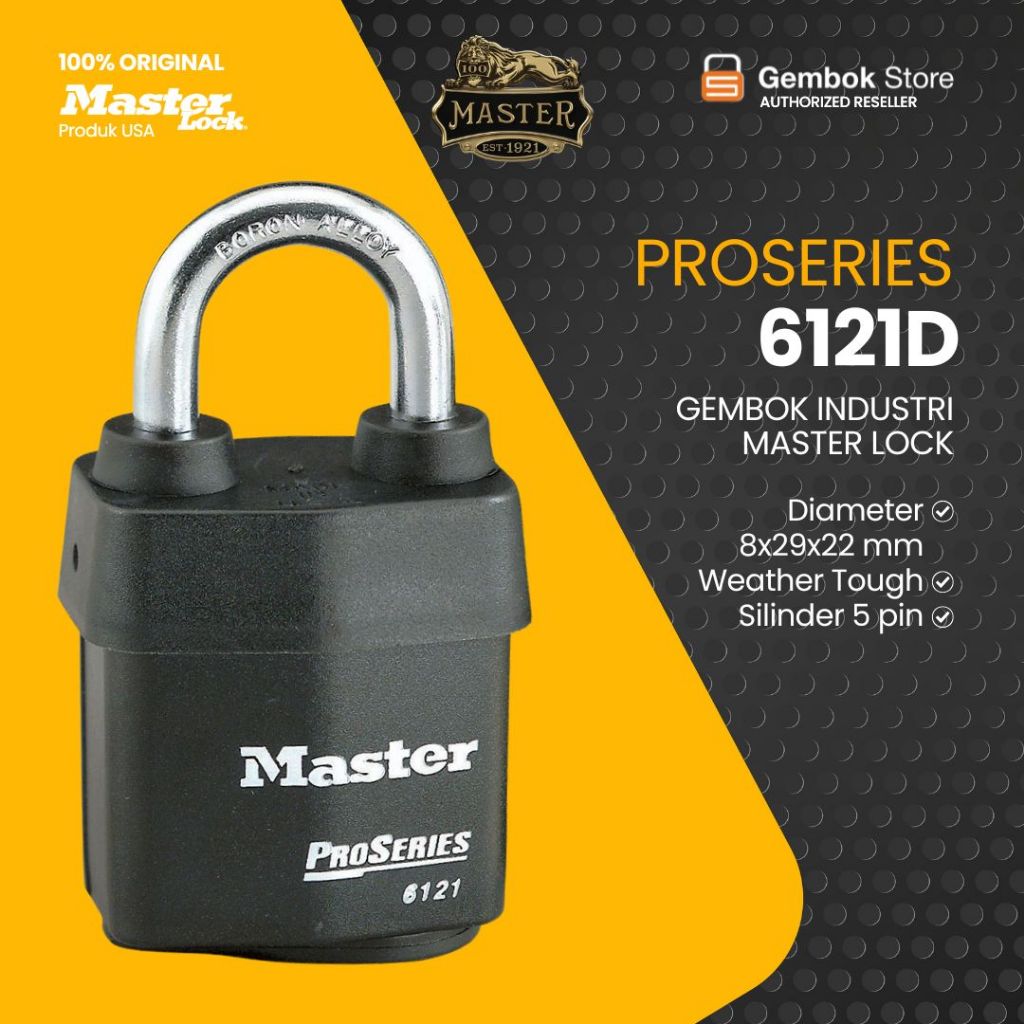 Gembok Proseries Master Lock 6121D