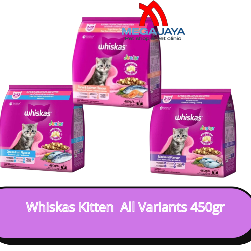 Whiskas Dry Food Junior / Kitten 450gr Freshpack