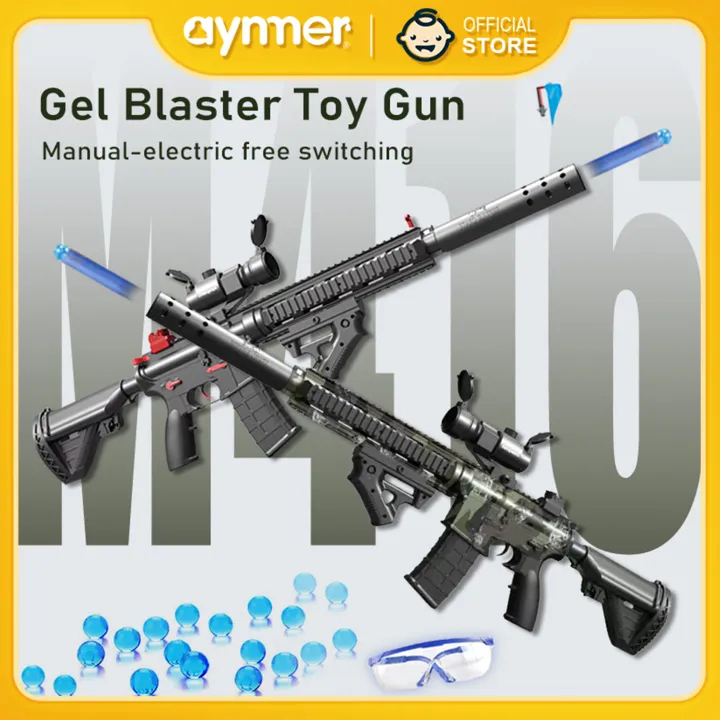 92cm Tembakan M416 Water Gel blaster gun Mainan Anak Senjata Super sharp shooter Shooting Elite