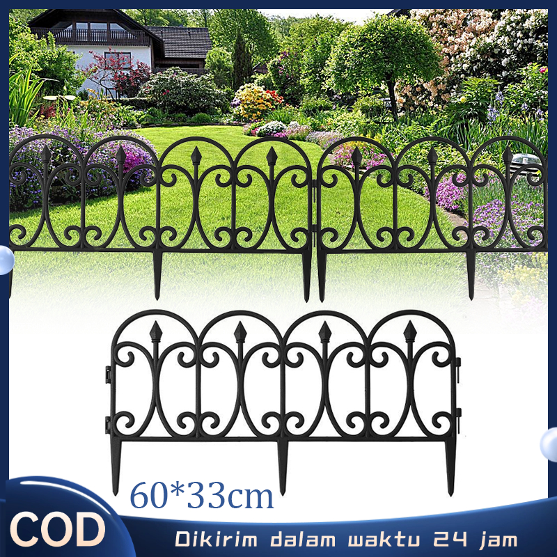 58x23cm Pagar Tanaman Plastik Pagar Taman Pagar Rumah Plastik Minimalis Pagar Kebun