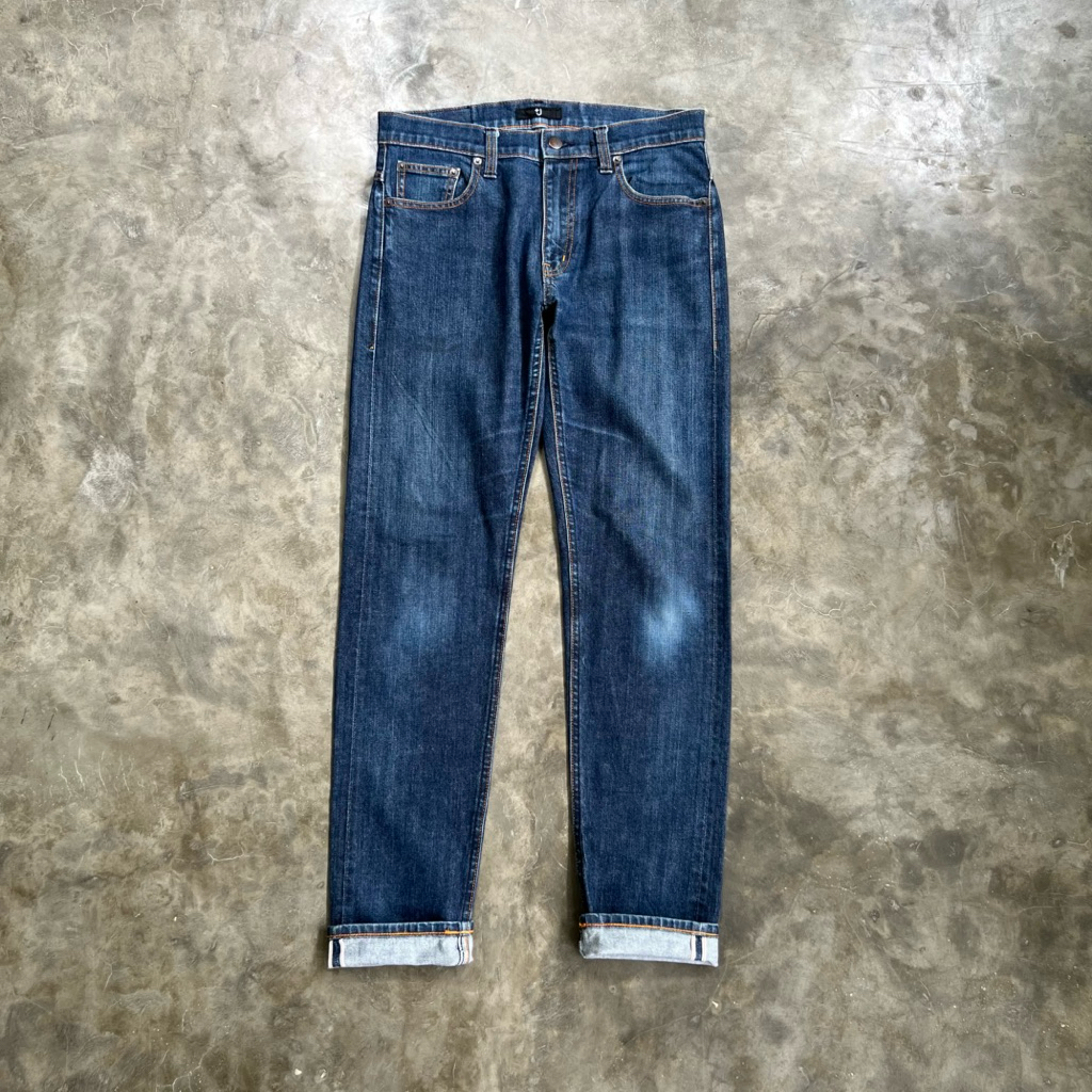 uniqlo x jil sander slim fit selvedge jeans