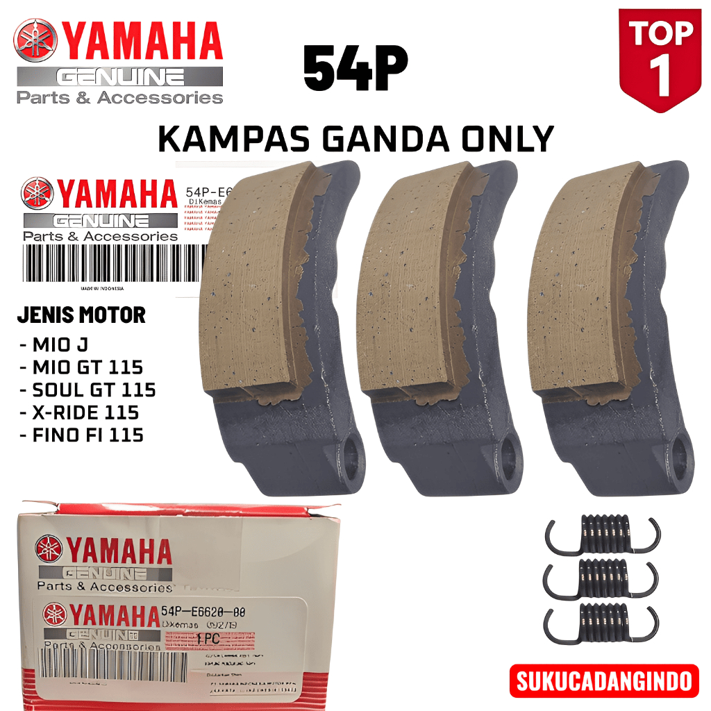 Kampas Ganda Mio J / Mio GT 115 / Soul GT 115 / Xride 115 / Fino 115 / Kampas Ganda Only 54P