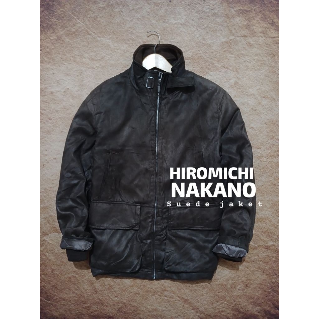 jaket HIROMICHI NAKANO bahan suede tebal adem recomend