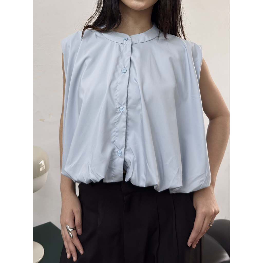 Soluna by Soule - Crop tee baju balon