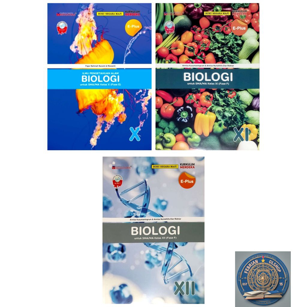 E-Plus BIOLOGI SMA/MA KELAS 10 11 12 KURIKULUM MERDEKA MEDIATAMA
