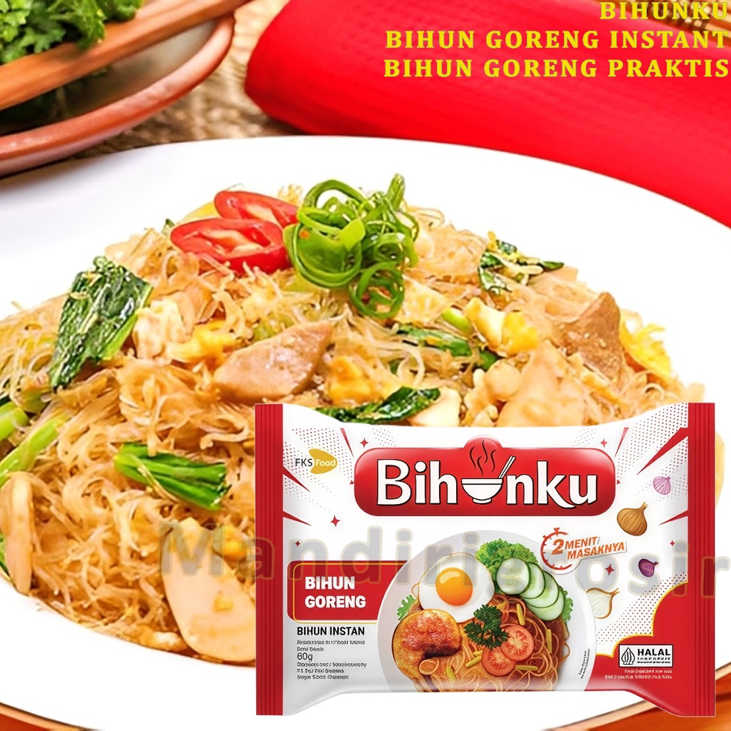 Bihun Goreng Instan * Bihunku * Bihun Rasa Goreng Spesial * 60gr