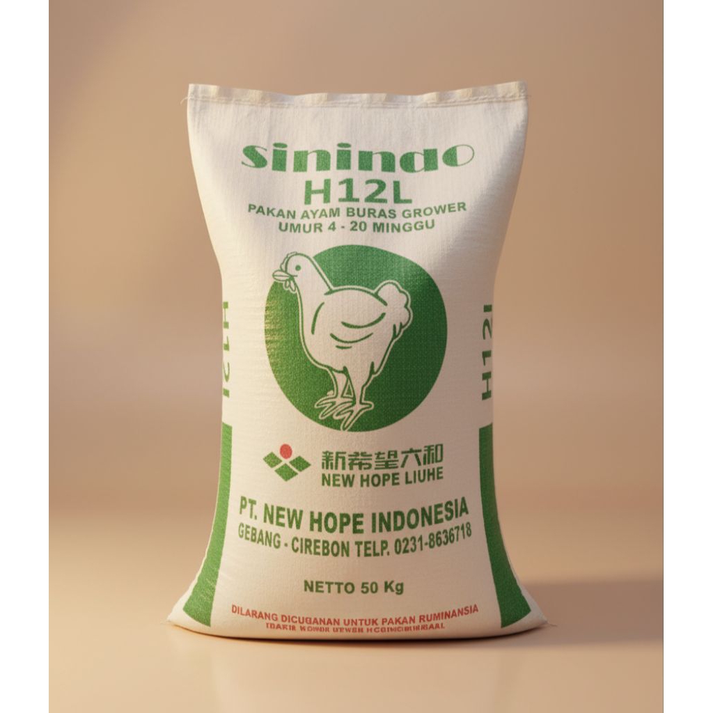 10 Kg Pur Pakan Ayam Buras H12L NEW HOPE