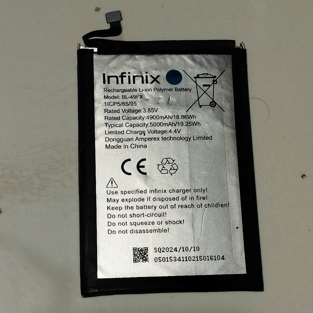 Baterai Infinix Smart 5/X-657C [Minus]