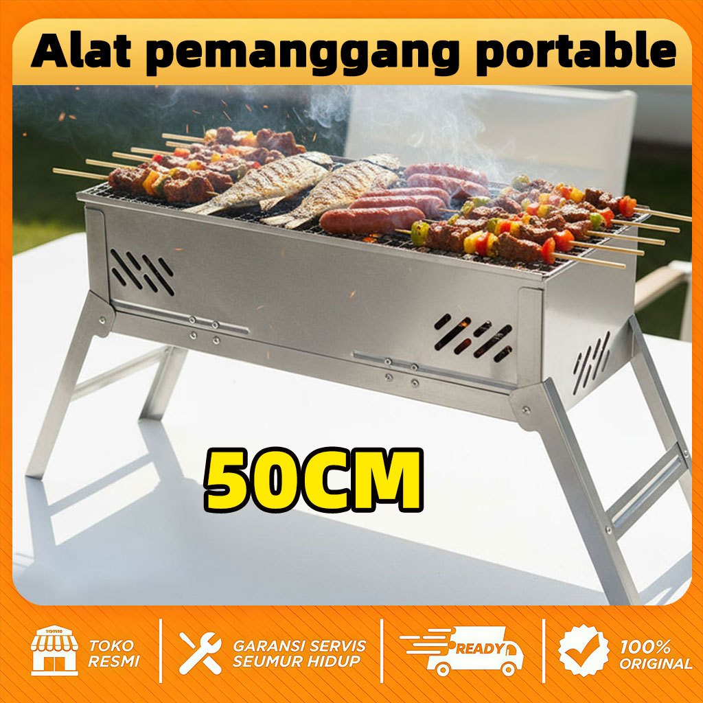 Alat panggangan ikan sosis ayam panggangan sate arang alat pemanggang roti bakar anti lengket kompor