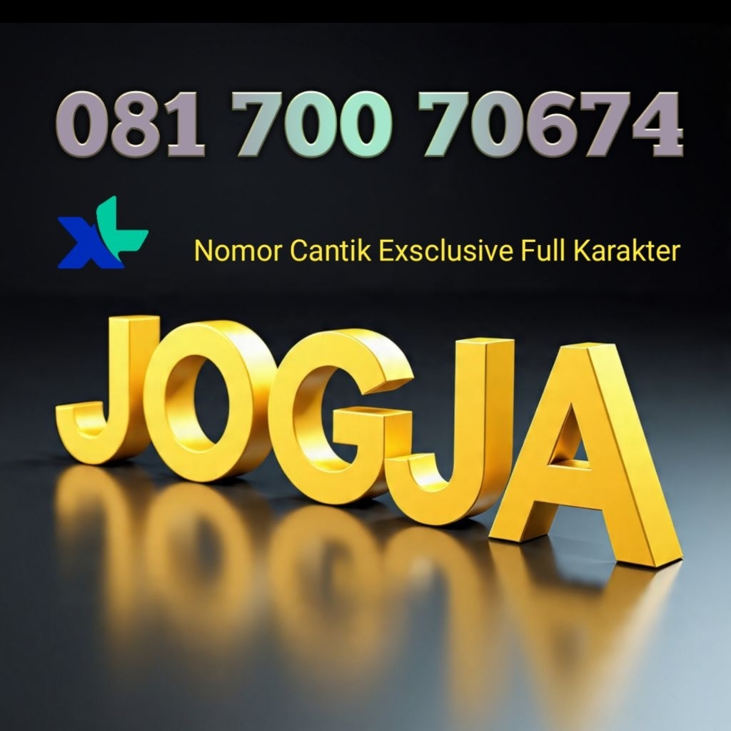 Nomor Cantik Premium XL 11 Digit Exsclusive Varian Angka Full Karakter JOGJA Limited Edition Berkual