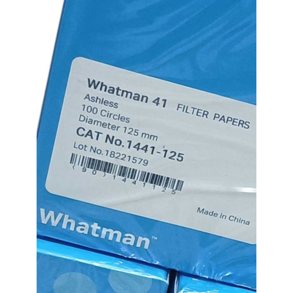 Whatman 41 Filter Paper , Kertas Saring Diameter125 mm