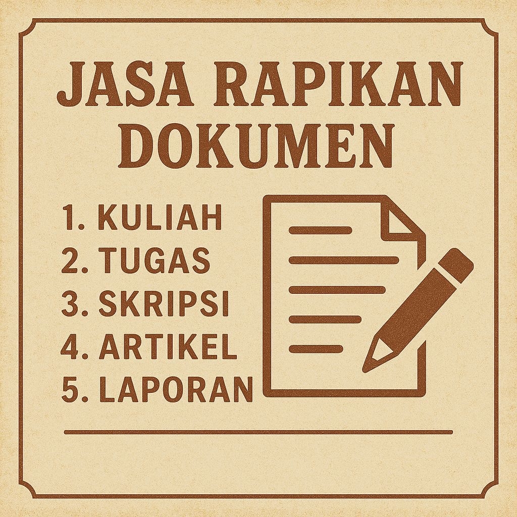 Jasa Rapikan Dokumen