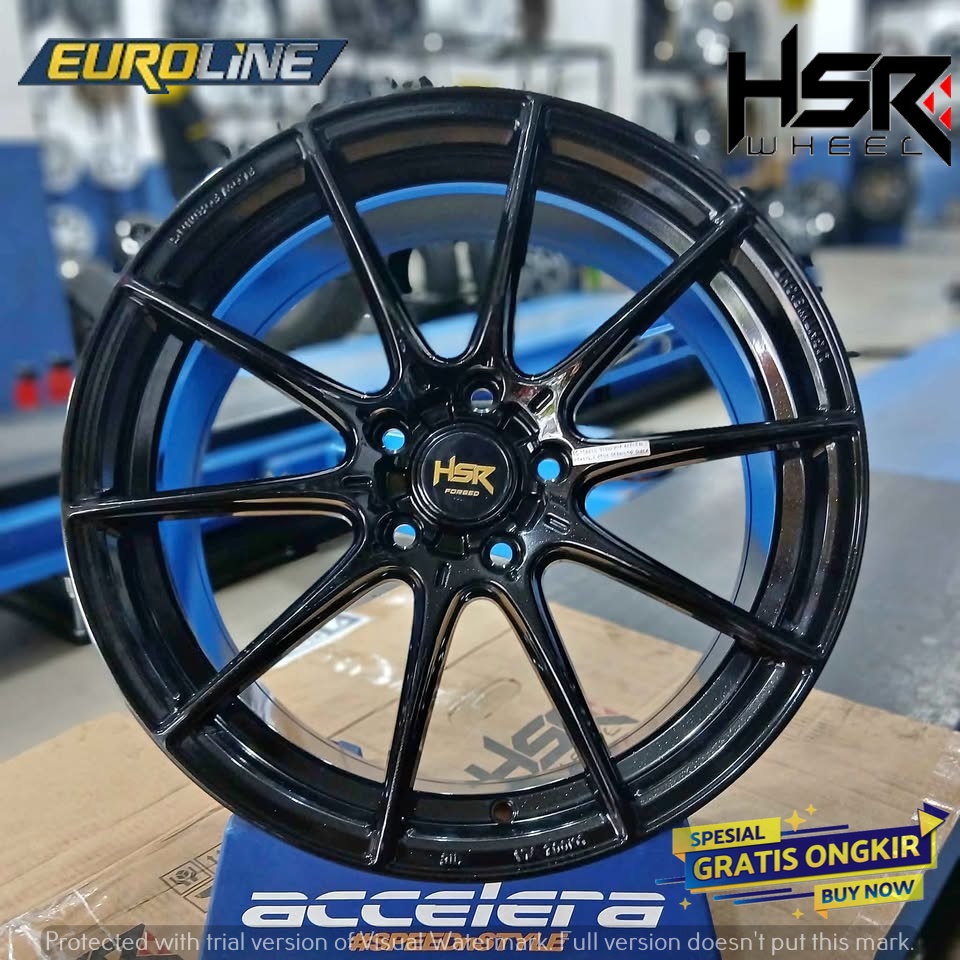 VELG RACING TERBARU HSR FG.TOBELO RING 18 COCOK BUAT ZENIX XPANDER CIVIC FREE ONGKIR