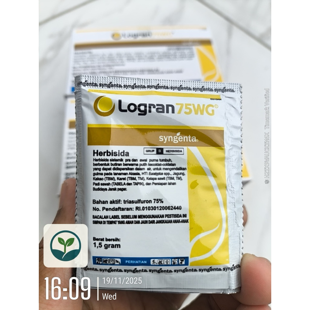 HERBISIDA LOGRAN 75 WG 1,5 GRAM PRA TUMBUH SELEKTIF - SYNGENTA