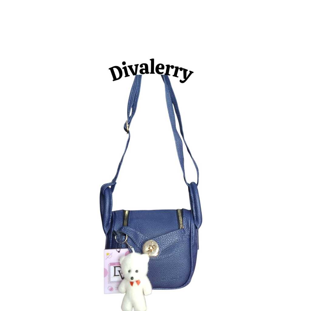 [Lindi Mini Bag]DIVALERRY Tas Selempang Kulit Jeruk Premium Desain Trendy dan Elegan untuk Gaya Anda