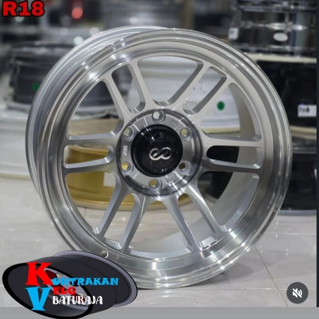 Velg Enkei RPF1 R18 Polish 6x139 ( Pajero Fortuner Dll)
