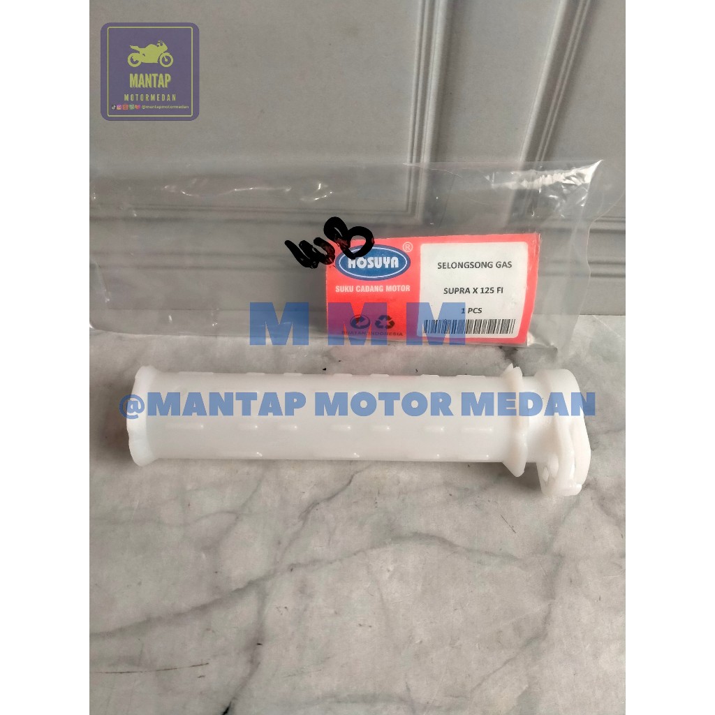 Pipa Selongsong Slongsong Gas 2 Lobang Tali Gas Honda Supra X 125 FI Injeksi