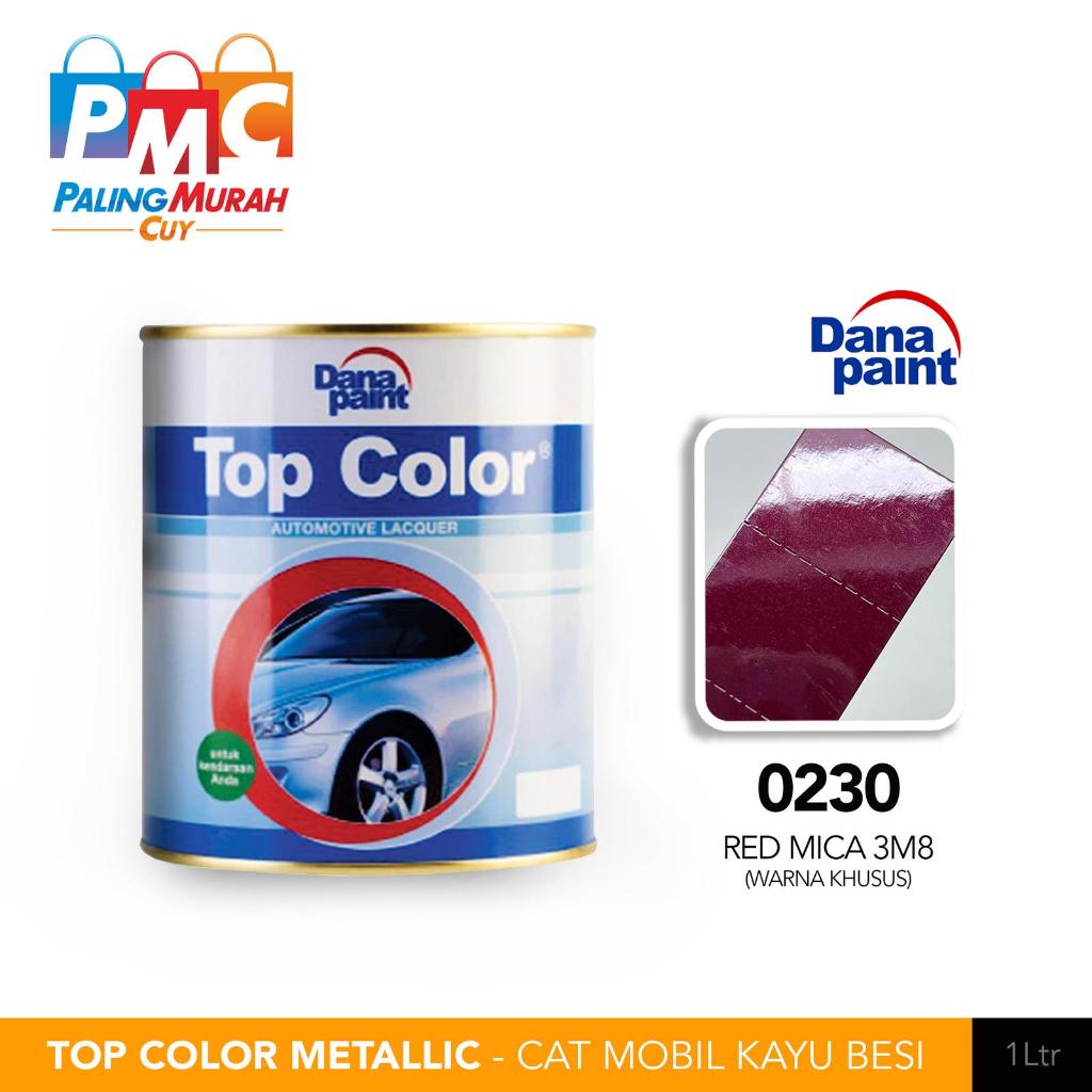 TOP COLOR RED MICA 3M8 223-0230 / CAT DUCO MERAH METALIK TOPCOLOR 0230