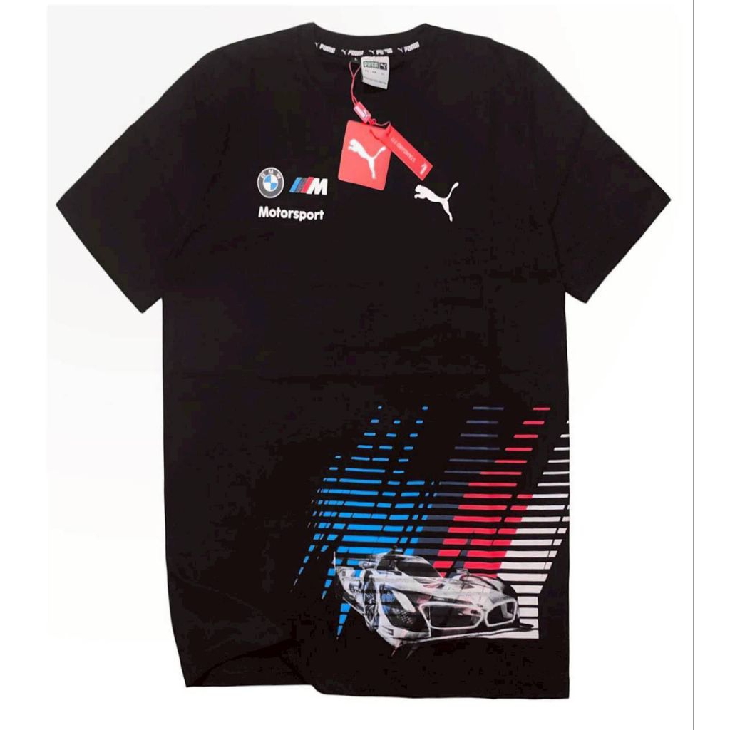 NEW ‼️ PUMA COLLAB BMW T-Shirt Branded Premium Kaos Distro Lengan Pendek 100% Cotton Combed 24S Orig