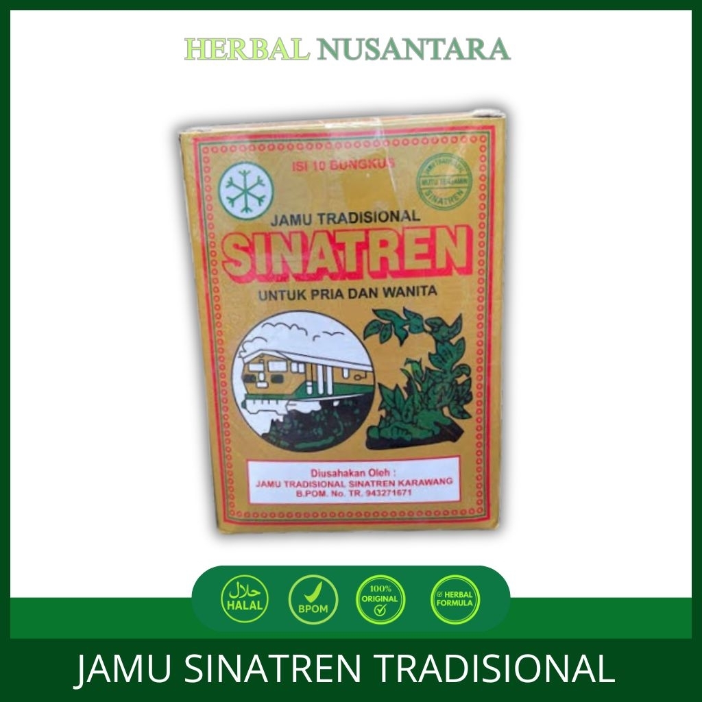 SINATREN Jamu Tr4d1si0naI 0ri - Jamu Sinatren AsIi 0ri 1 Box Isi 10 Sachet