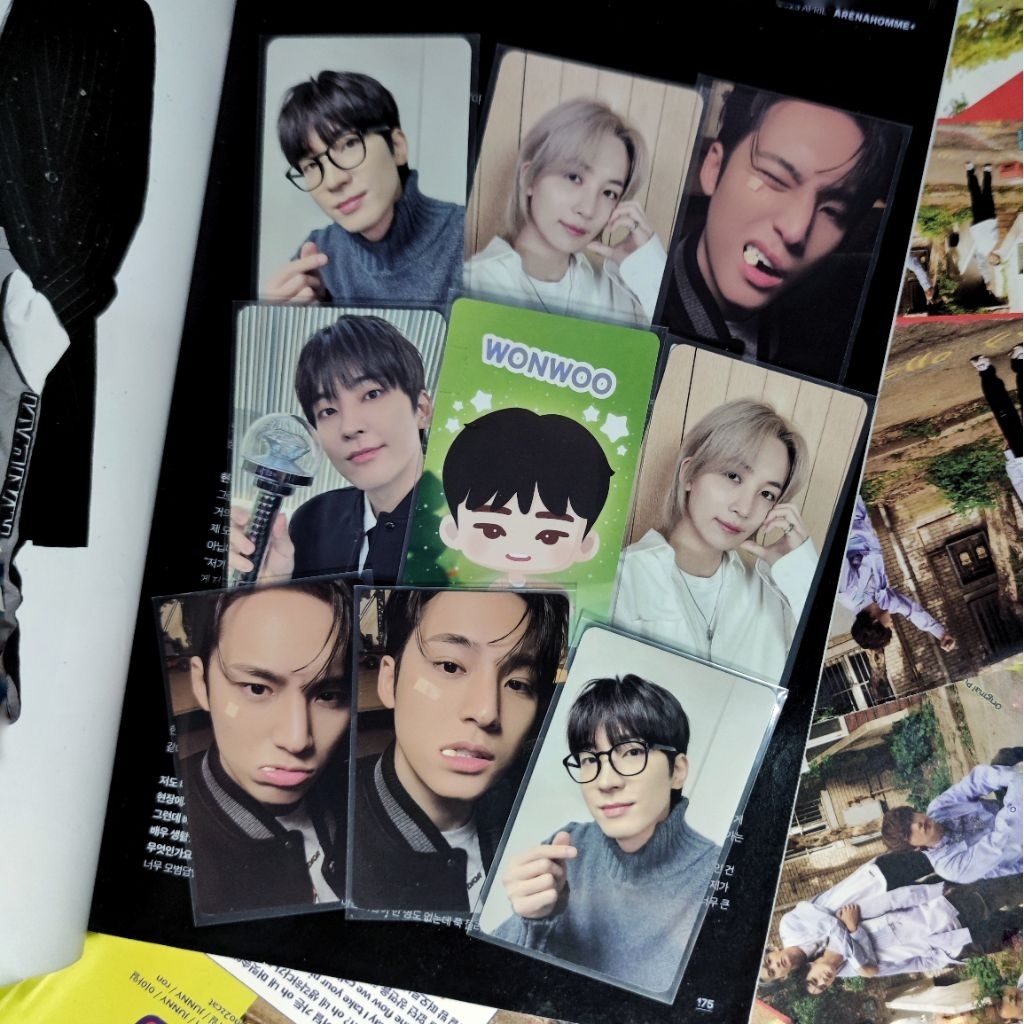 [Ready To Ship] Wonwoo Carzone Caratland25, Stamp Rally Happy Burstday WW Jeonghan, MG Dicon A Ver P