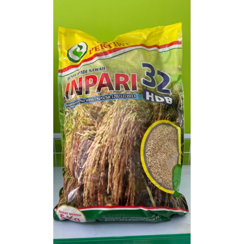 BENIH BIBIT PADI SAWAH INPARI 32 PERTIWI - 5 KG