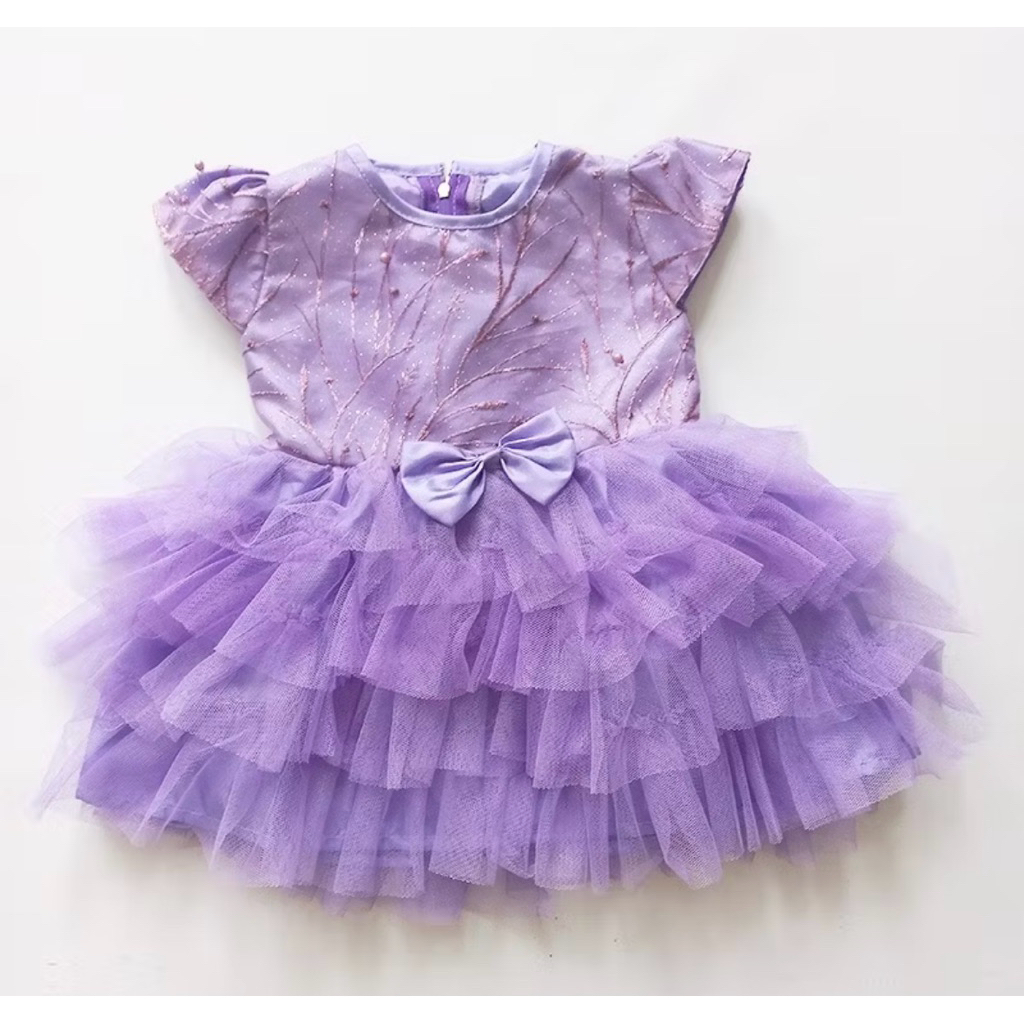 BAJU BAYI LILAC || DRESS ANAK LILAC ATAU UNGGU