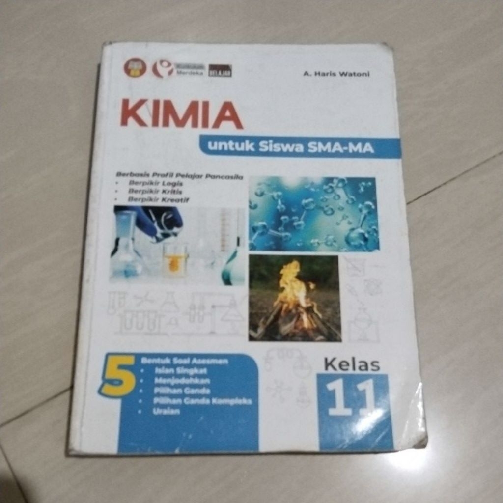 BUKU ORI BUKU KIMIA SMA KELAS XI/2/11 PENERBIT YRAMA WIDYA KURIKULUM MERDEKA