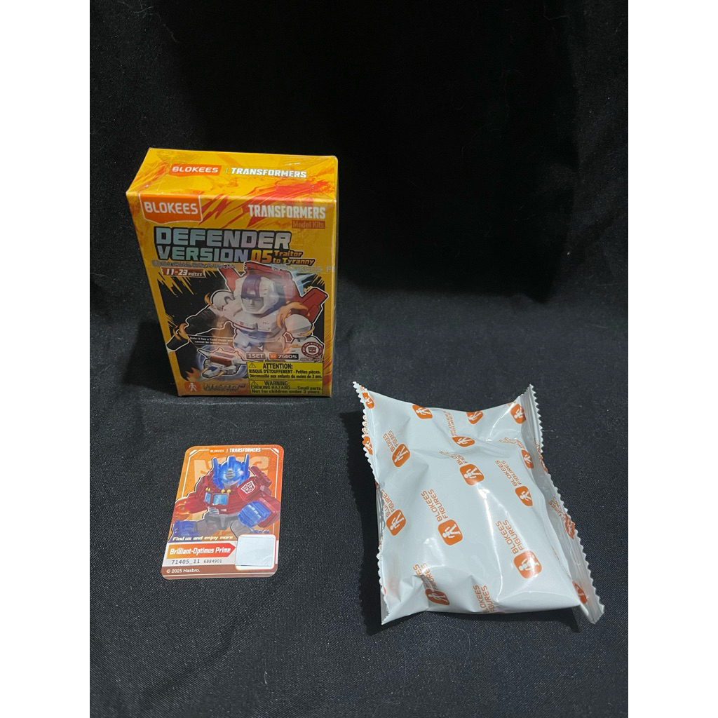 blokees brilliant optimus prime with coin galaxy defender 5