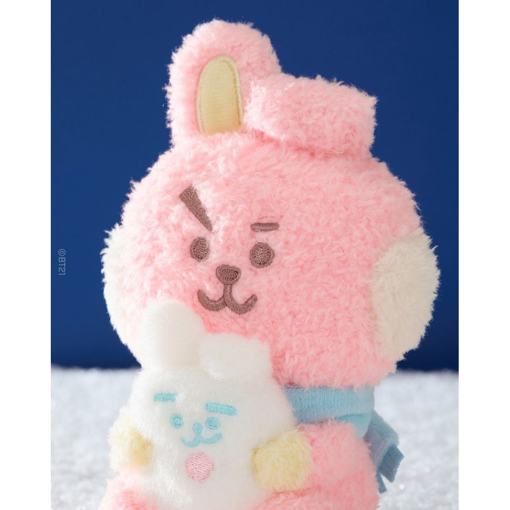 OFFICIAL BT21 SNOWMAN DOLL KEYRING BAGCHARM