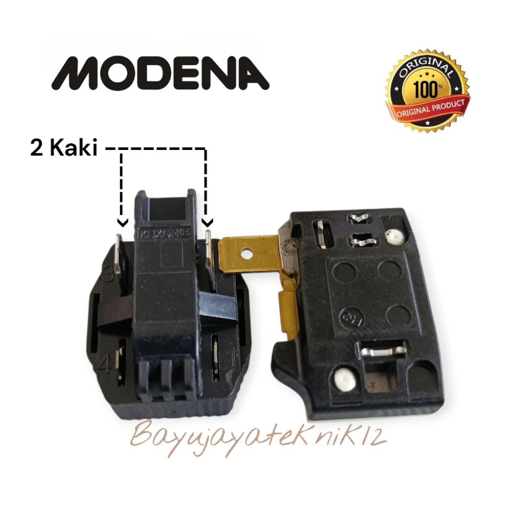 RELAY - Rilay PTC Overload Freezer Box MODENA Original | Relay 2 kaki Overload 314RFBYY