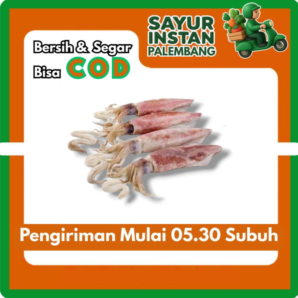 Cumi Segar 1KG - Sayur Instan Palembang