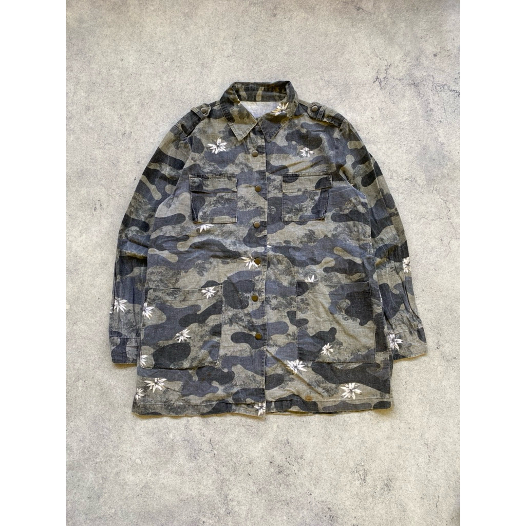 Jacket Army Camo Military Parka