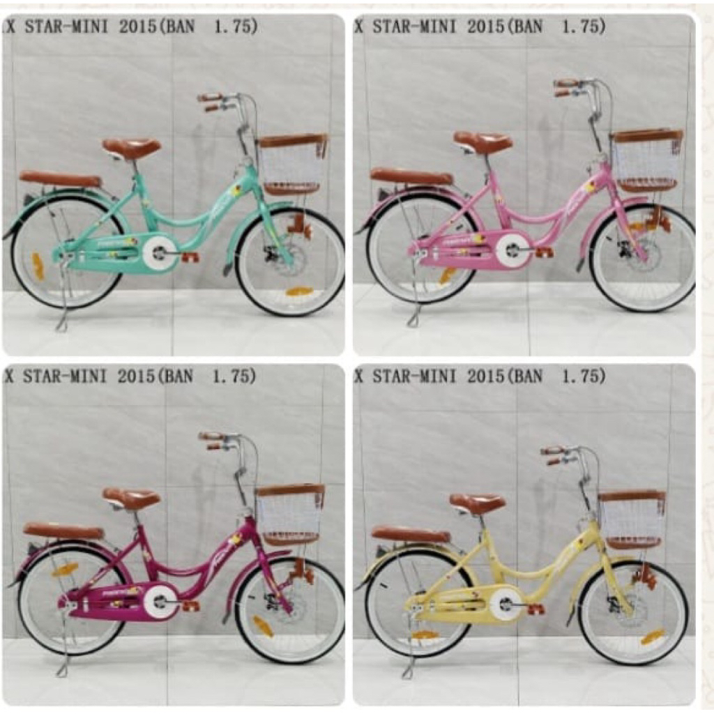 Sepeda 20 24 26 Mini dan 20 Lipat Phoenix Star