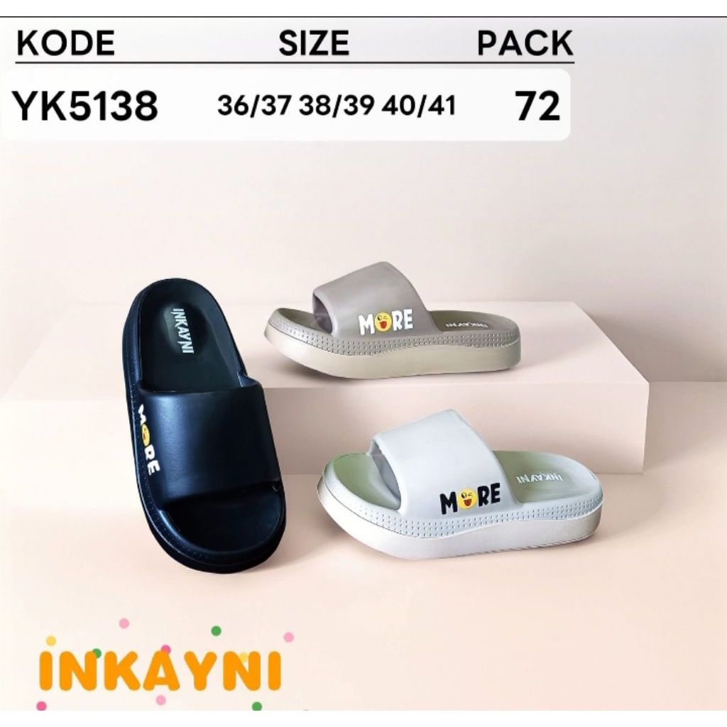 sandal cewek inkayni size tulis dipesan