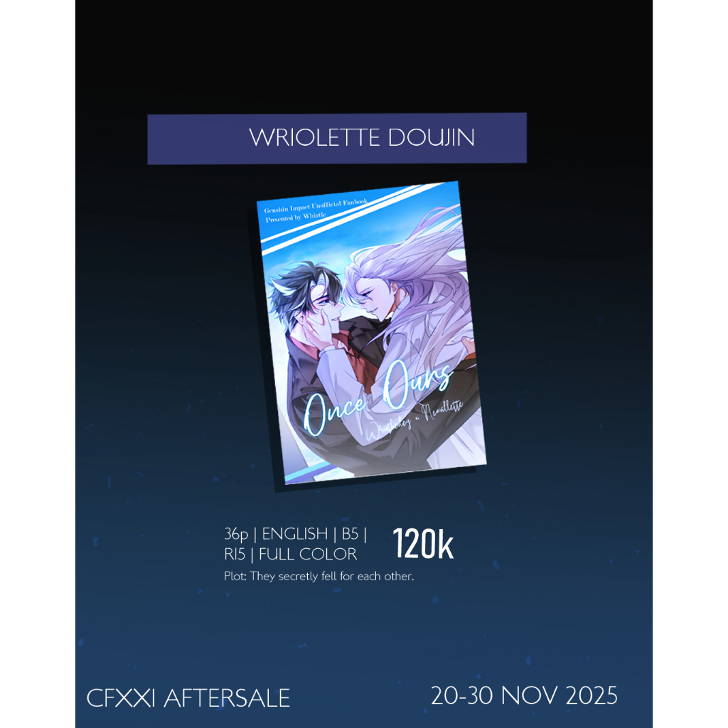 Wriothesley x Neuvillette Doujinshi - Once Ours (Genshin Impact Unofficial Fancomic)