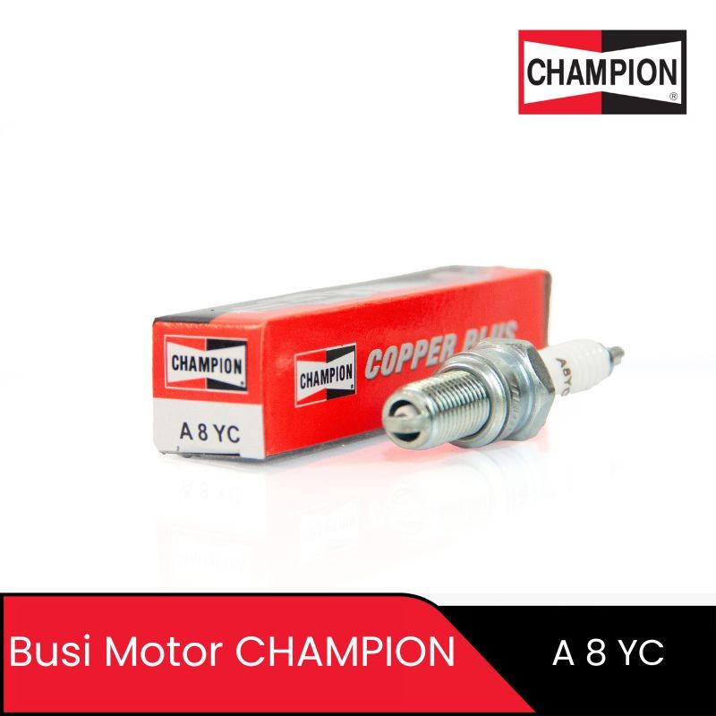 Busi Motor CHAMPION - A 8 YC untuk Honda, Yamaha, Suzuki