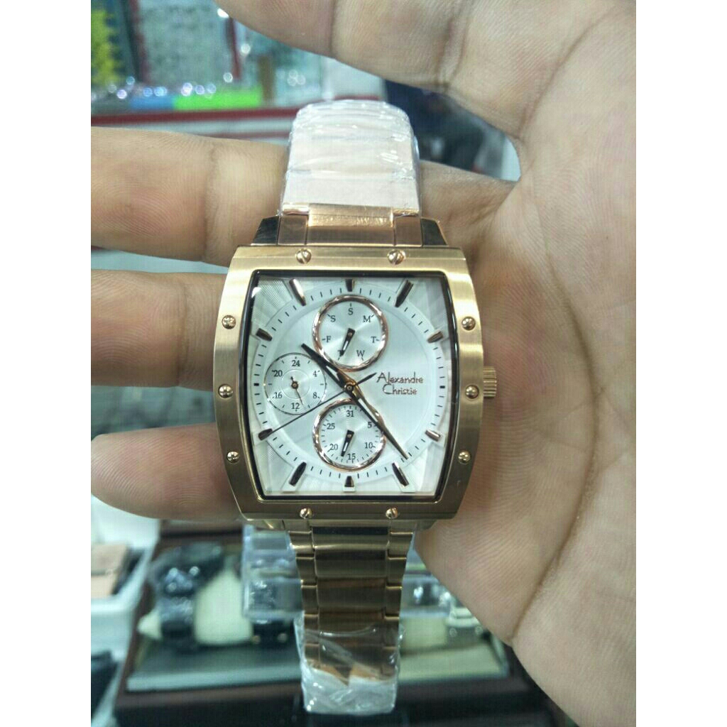 Jam Tangan wanita Alexandre Christie 6376 AC6376 AC6376BF Original murah meriah