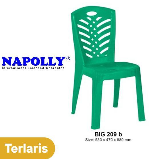 Napolly Kursi Plastik Napoly Big 209 Cn Kursi Makan Bangku Tamu