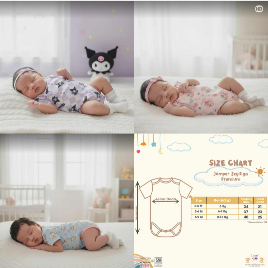 INDOBAYI Jumper Libby Baby Collection Tale Island Jungle Juniors Sanrio 0-3bl