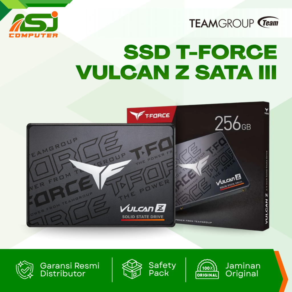 TEAM GROUP SSD T-FORCE VULCAN Z SATA 256GB & 512GB