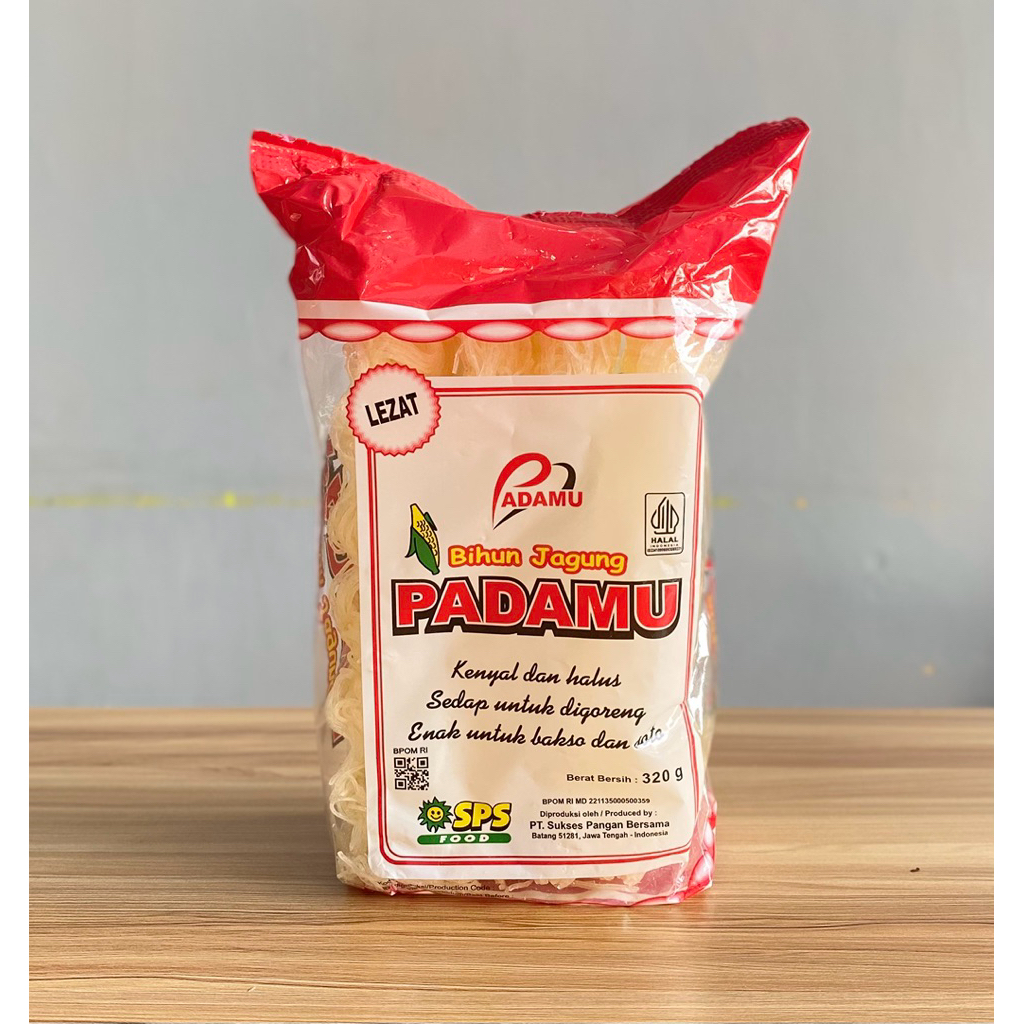 1 Bal Bihun Jagung Padamu 320 g [ isi 12 bungkus 1 bungkus 4 pcs mie ]
