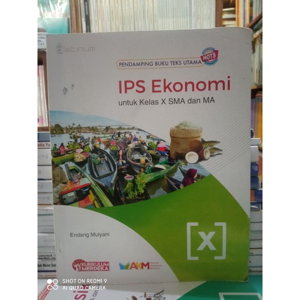 Buku IPS ekonomi untuk SMA kelas 10 kurikulum merdeka platinum