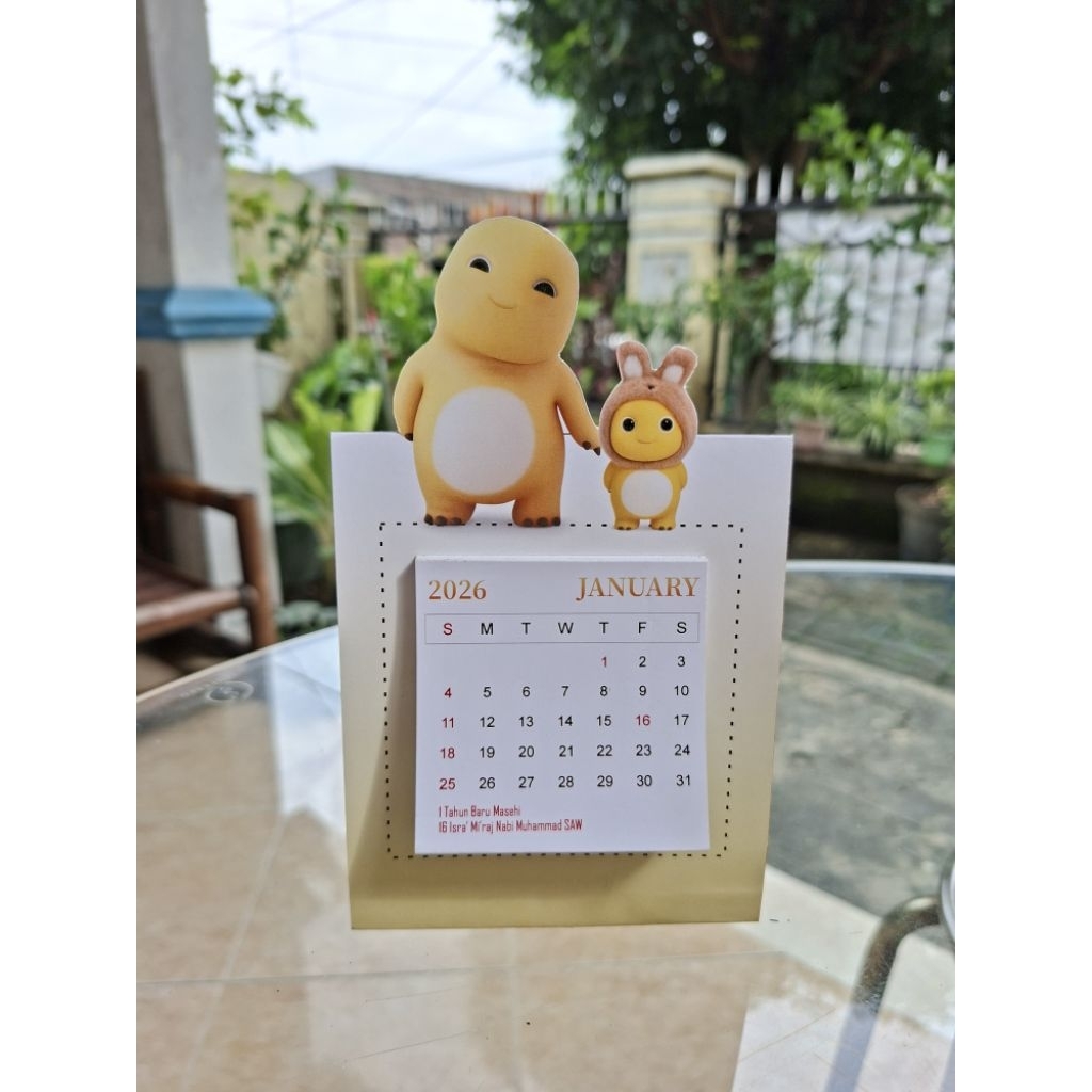 Kalender Duduk | Mini Kalender